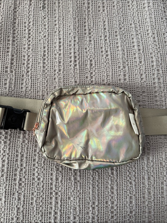 Oak & Reed Handbags - Iridescent Gold Crossbody Belt Bag - Compact Hands-Free Carry